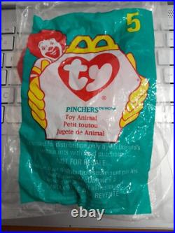 Pinchers, TY Beanie Baby, Vintage, One of the original 9 Beanie Babies, RARE