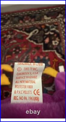 Platti Beanie Baby Lot 5 PVC And 1 PE. Rare Lot Platti Beanie Baby Lot 5 PVC And 1 PE. Rare Lot