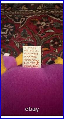 Platti Beanie Baby Lot 5 PVC And 1 PE. Rare Lot Platti Beanie Baby Lot 5 PVC And 1 PE. Rare Lot