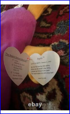 Platti Beanie Baby Lot 5 PVC And 1 PE. Rare Lot Platti Beanie Baby Lot 5 PVC And 1 PE. Rare Lot