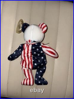 Prefect Condition Rare Spangle June 14 1999 Original Beanie Baby White Face Prefect Condition Rare Spangle June 14 1999 Original Beanie Baby White Face