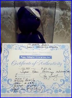 Princess Diana TY Beanie BabySUPER RARE Indonesia MWMT Museum Quality