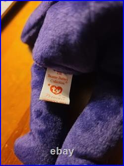 Princess Diana Teddy Bear -Ty Beanie Babies- Rare Retired With Tags 1997
