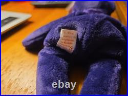 Princess Diana Teddy Bear -Ty Beanie Babies- Rare Retired With Tags 1997