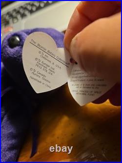 Princess Diana Teddy Bear -Ty Beanie Babies- Rare Retired With Tags 1997