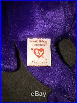 Princess diana TY beanie baby rare limited edition 1997 tag on inside #401