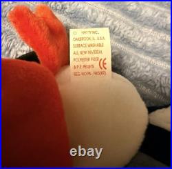Puffer The Puffin 1997 Ty Beanie Baby with Tag Errors Retired Mint Rare Look