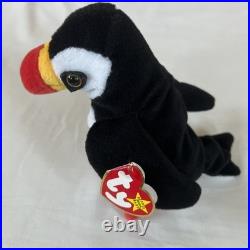 Puffer The Puffin 1997 Ty Beanie Baby with Tag Errors Retired Rare Look