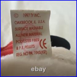 Puffer The Puffin 1997 Ty Beanie Baby with Tag Errors Retired Rare Look