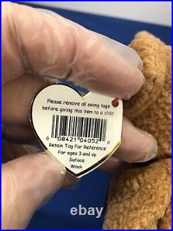 RARE 1993 Double Red Tagged Curly Beanie Baby With Lots Of Additional Errors