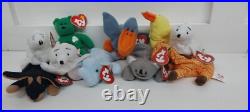 RARE 1993 McDonalds Teenie Beanie Babies Lot Of 10