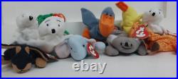 RARE 1993 McDonalds Teenie Beanie Babies Lot Of 10