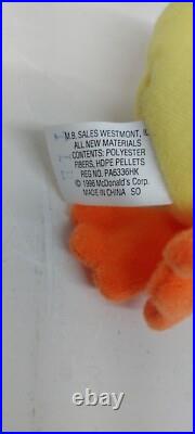 RARE 1993 McDonalds Teenie Beanie Babies Lot Of 10