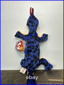 RARE 1995 Lizzy Beanie Baby PVC Pellets, Tag Errors, Retired MWMT