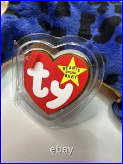 RARE 1995 Lizzy Beanie Baby PVC Pellets, Tag Errors, Retired MWMT