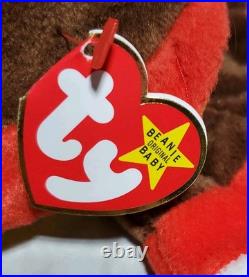 RARE-1996 Gobbles the Turkey TY Beanie Baby HAS 8 TAG ERRORS