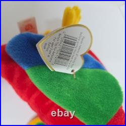 RARE 1997 1998 Ty Beanie Baby Original Jabber the Parrot TAG ERRORS MINT NEW