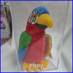 RARE 1997 1998 Ty Beanie Baby Original Jabber the Parrot TAG ERRORS MINT NEW