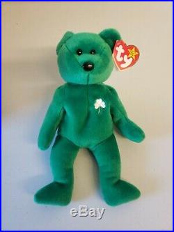 RARE 1997 TY ERIN Beanie Baby With Tag Errors Mint Condition RETIRED