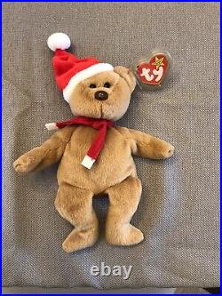 RARE 1997 Teddy Christmas Beanie Baby TAG MISTAKES, TRUE COLLECTABLE