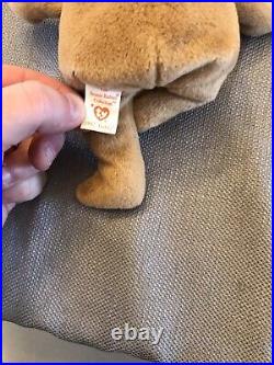 RARE 1997 Teddy Christmas Beanie Baby TAG MISTAKES, TRUE COLLECTABLE