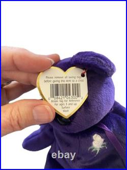RARE 1997 Ty Beanie Babies Princess Diana Bear EXCELLENT COND, ORIGINAL TAG