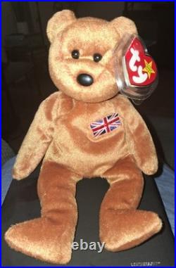 RARE 1997 Ty Beanie Baby Britannia MINT Tag Errors GREAT FIND
