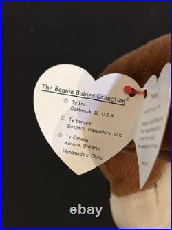 RARE 1998 Tracker Beanie Baby! Error-laden