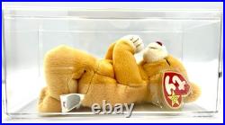 RARE 1998 Ty Hope Beanie Baby Eye, Tag, And Paw Errors NEW in Case with Tag Case
