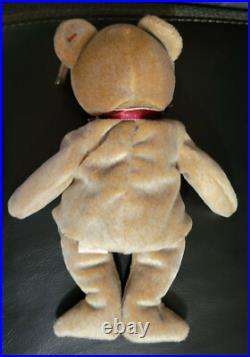 RARE 1999 SIGNATURE BEAR TY BEANIE BABIES PE Pellets ERRORS RETIRED NWT