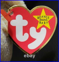 RARE 1999 SIGNATURE BEAR TY BEANIE BABIES PE Pellets ERRORS RETIRED NWT