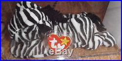 RARE Authenticated Ty MWMT-MQ Fuzzy Back Ziggy Oddity Beanie Baby