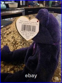 RARE Beanie Baby 1997 TY'Princess', Condition NEW, WITH ERRORS