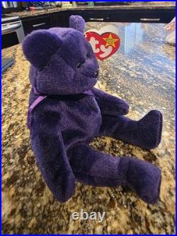 RARE Beanie Baby 1997 TY'Princess', Condition NEW, WITH ERRORS