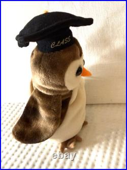 RARE Beanie Baby Wise Owl Mint Condition with Errors