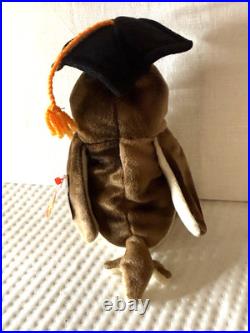 RARE Beanie Baby Wise Owl Mint Condition with Errors