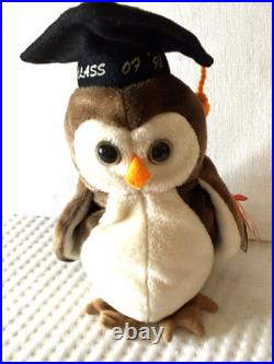 RARE Beanie Baby Wise Owl Mint Condition with Errors