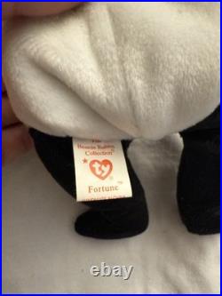 RARE Beanie Baby bear fortune 1997 with Errors RARE
