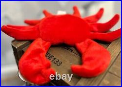 RARE- DIGGER the Crab TY BEANIE BABY