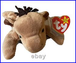 RARE. Derby beanie baby style 4008 and DOB listed 9-16-95
