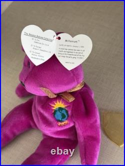 RARE. ERROR. 1999 Millennium Beanie Babies. MILLENIUM, OAKBROOK. MINT RARE. ERROR. 1999 Millennium Beanie Babies. MILLENIUM, OAKBROOK. MINT