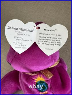 RARE. ERROR. 1999 Millennium Beanie Babies. MILLENIUM, OAKBROOK. MINT RARE. ERROR. 1999 Millennium Beanie Babies. MILLENIUM, OAKBROOK. MINT