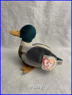 RARE ERRORS 1997 Tags 1998 Tush Ty Beanie Baby JAKE The Mallard Duck Original