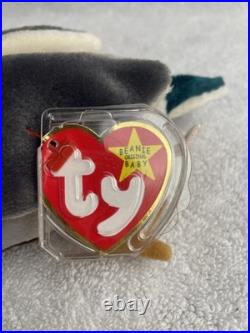 RARE ERRORS 1997 Tags 1998 Tush Ty Beanie Baby JAKE The Mallard Duck Original