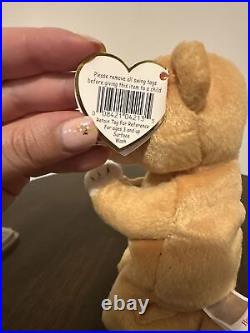 RARE Hope Beanie Baby 1998- EXTREMLEY Good Condition, Tag Errors & Tag Cover