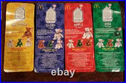 RARE INTERNATIONAL BEANIE BEARS SET OF 4 with ERRORS 1999/1993 MJ-04 RARE INTERNATIONAL BEANIE BEARS SET OF 4 with ERRORS 1999/1993 MJ-04