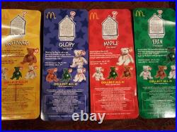 RARE INTERNATIONAL BEANIE BEARS SET OF 4 with ERRORS 1999/1993 MJ-04 RARE INTERNATIONAL BEANIE BEARS SET OF 4 with ERRORS 1999/1993 MJ-04