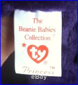 Rare! Look! Ty Beanie Baby 1997 Princess Diana Pvc China Free Shipping