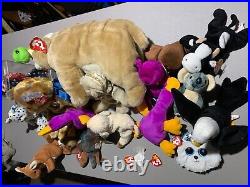 RARE LOT OF 16 TY BEANIE BABIES MOSTLY 90s COLLECTIBLE SET