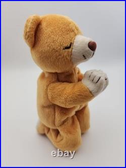 RARE MINT 1998 Ty Beanie Baby Praying HOPE Bear with Errors? ! MWMT